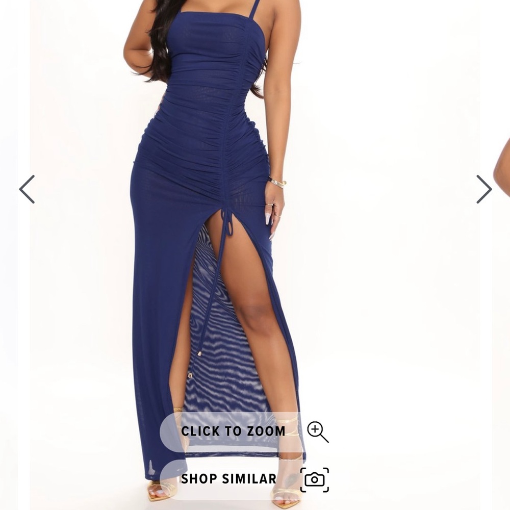 Maxi slit dress